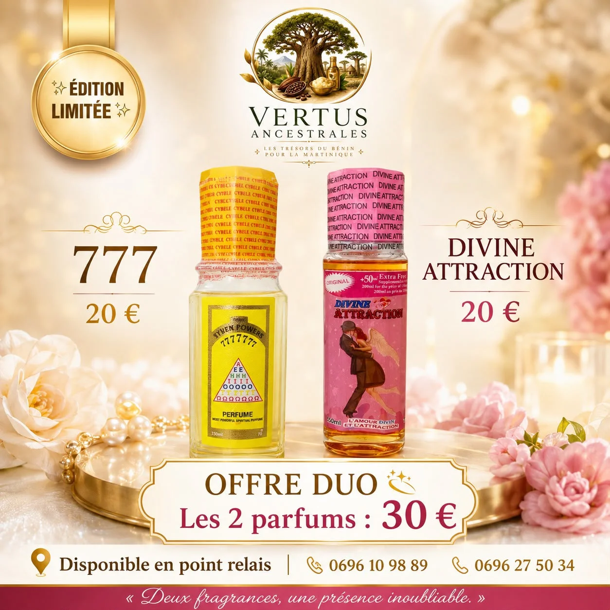 📦 Offre Duo Divine Attraction & Parfum 777